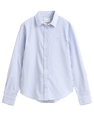 Gant - Classic Striped Hemd - Misty Lavender